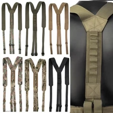 Tactical Waist Belt Y-type / X-type Suspenders Hanging Shoulder Strap Harness