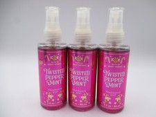 Lot/3 Bath  Body Works Twisted Peppermint Fragrance Mist  3 oz x 3