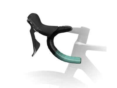 New Fizik Vento 2mm Microtex Tacky Road Bike Handlebar Tape, Black / Celeste