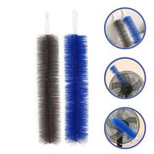2 Pcs Flexible Soft Fan Cleaning Brushes Nylon Dusting Tools for Home Use