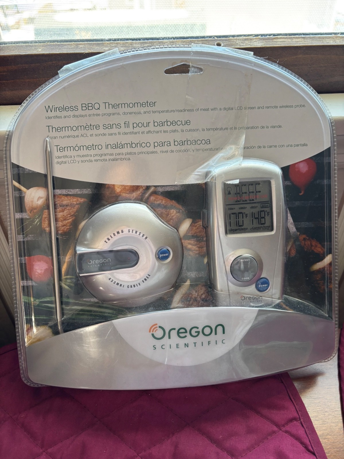 Wireless BBQ Thermometer Oregon Scientific AW129