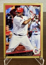 2009 Topps Updates & Highlights All-Star Ryan Howard #UH260 Gold Border /2009