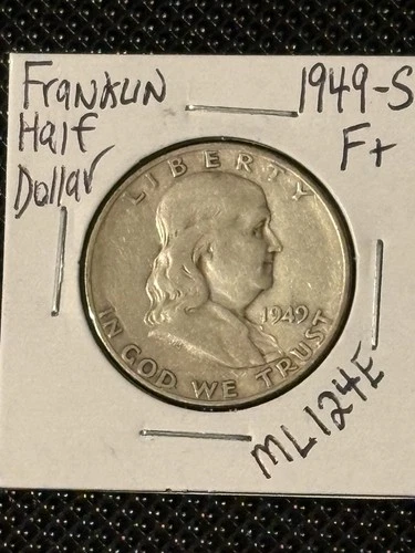 1949-S Franklin Half Dollar  F+   Scarcer Mint