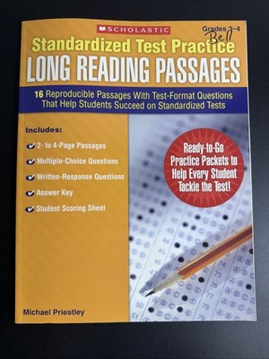 Standardized Test Practice: Long Reading Passages: Grades 3 4