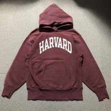 Champion Reverse Weave Harvard 1980s Vintage Hoodie Made in USA