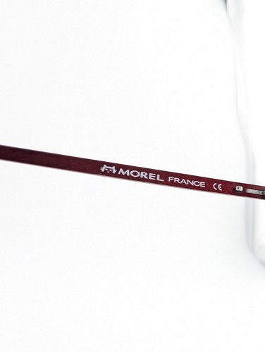 Morel France Eyeglasses Frames Only, 30057L, 54-20-145, Red/Black - Picture 14 of 16