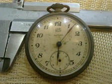 VINTAGE GERMANY POCKET WATCH UMF,RUHLA,SATURN