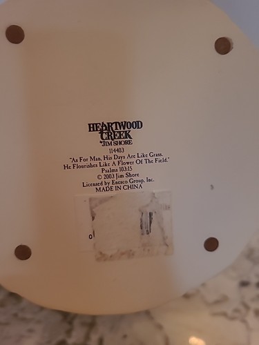 2003 Jim Shore HEARTWOOD CREEK Psalmen 103:15 Blauer Engel 114403 Enesco - Bild 11 von 11