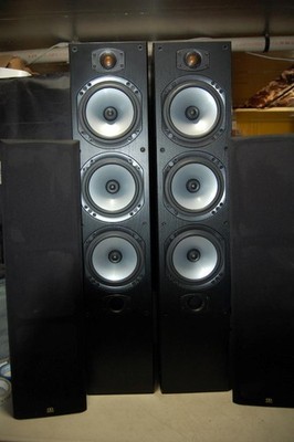 Pair of Monitor Audio MMP Technology Bronze B6 Floor Standing Speaker Towers