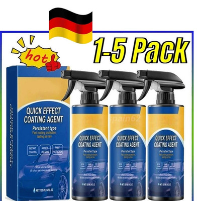 1-5 x 120ml Persistent Coating Agent, Automotive Paint Spray - Fast Action
