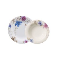 Villeroy & Boch Mariefleur Gris Basic Tafelservice 12-Teilig FüR 6 Personen