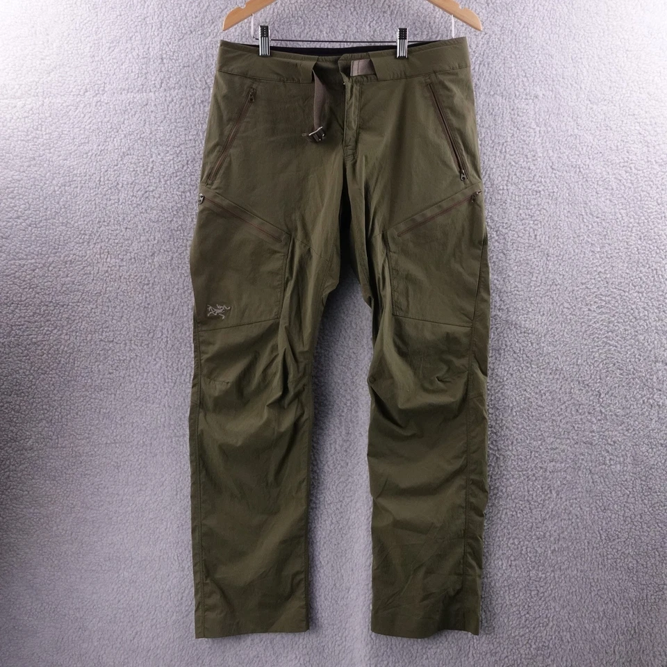 Pantalón Arcteryx Palisade Para Hombre Verde Oliva Senderismo Aire Libre Carga Pantalones Talla 32x32 Foto 2 de 4