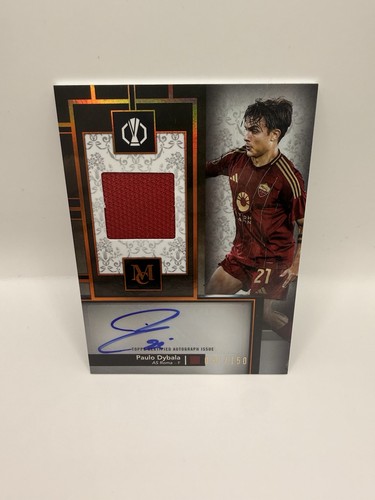 Paulo Dybala Patch Auto /150 Topps Museum UCC 2025