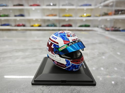 Spark 1:5 2023 UK Alpine BWT Team Pierre Gasly Helmet Model - Picture 5 of 12