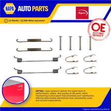 Brake Shoe Fitting Kit Rear KIT804 Apec Genuine Top Quality Guaranteed New