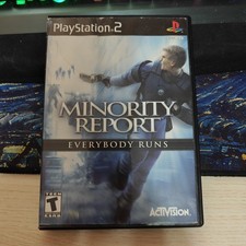 Minority Report: Everybody Runs  PS2, No Manual, Art & Clean Tested Working Disc