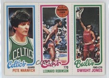 1980 Topps Pete Maravich Truck Robinson Leonard Dwight Jones #46-187-38 HOF px8