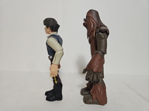 Scatola giocattolo Han Solo 5” & Chewbacca 6” Star Wars Disney Store action figure - Foto 4 di 5