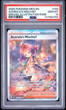 Pokemon Acerola's Mischief 183/132 SIR Mega Evolution PSA 10 Gem Mint
