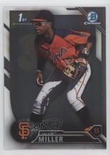 2016 Bowman Chrome Prospects Jalen Miller #BCP206 6w8