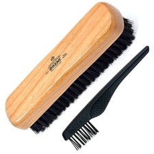 Kent CC2 Finest 100 Handcrafted Clothes Brush Black Boar Bristle Nylon Mix