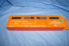 Allen Tel Products AT66-PNL-12  12-port Cat 6 Patch Panel