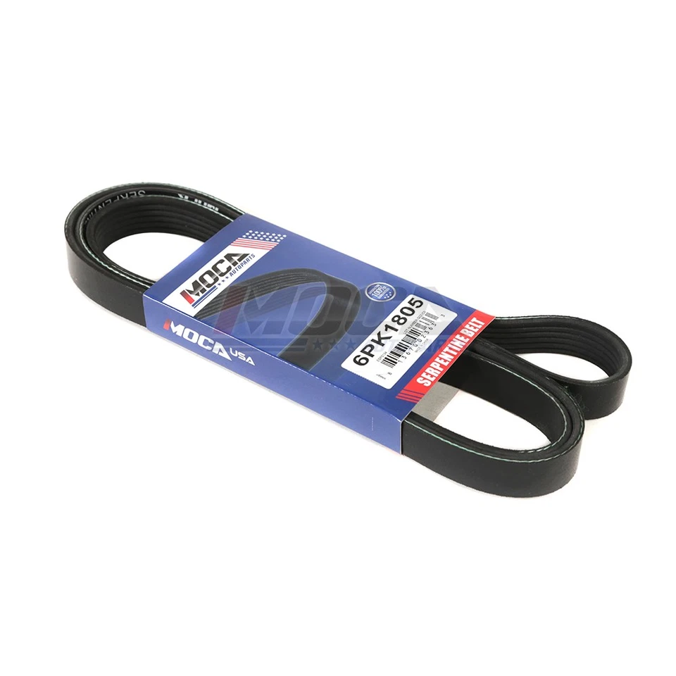 Conjunto de correa y tensor Serpentine y polea para 08-15 Nissan Rogue Select 2,5 L Foto 3 de 4