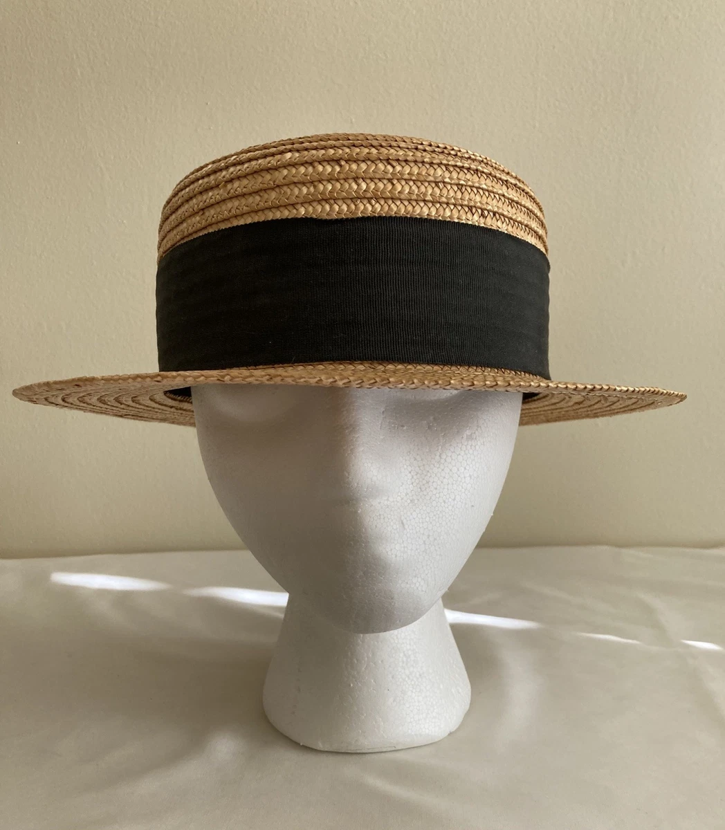 Derby Black Straw Vintage Hats for Women for sale | eBay display picture 1
