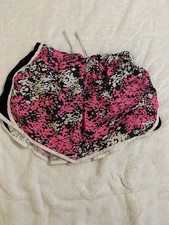 Nike Shorts Youth Girls XL Pink dri fit Lined Bright