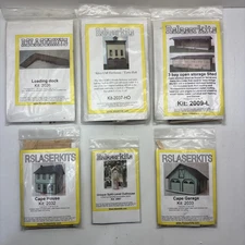 RS Laser Kits. Ho Scale Building Kits (6)