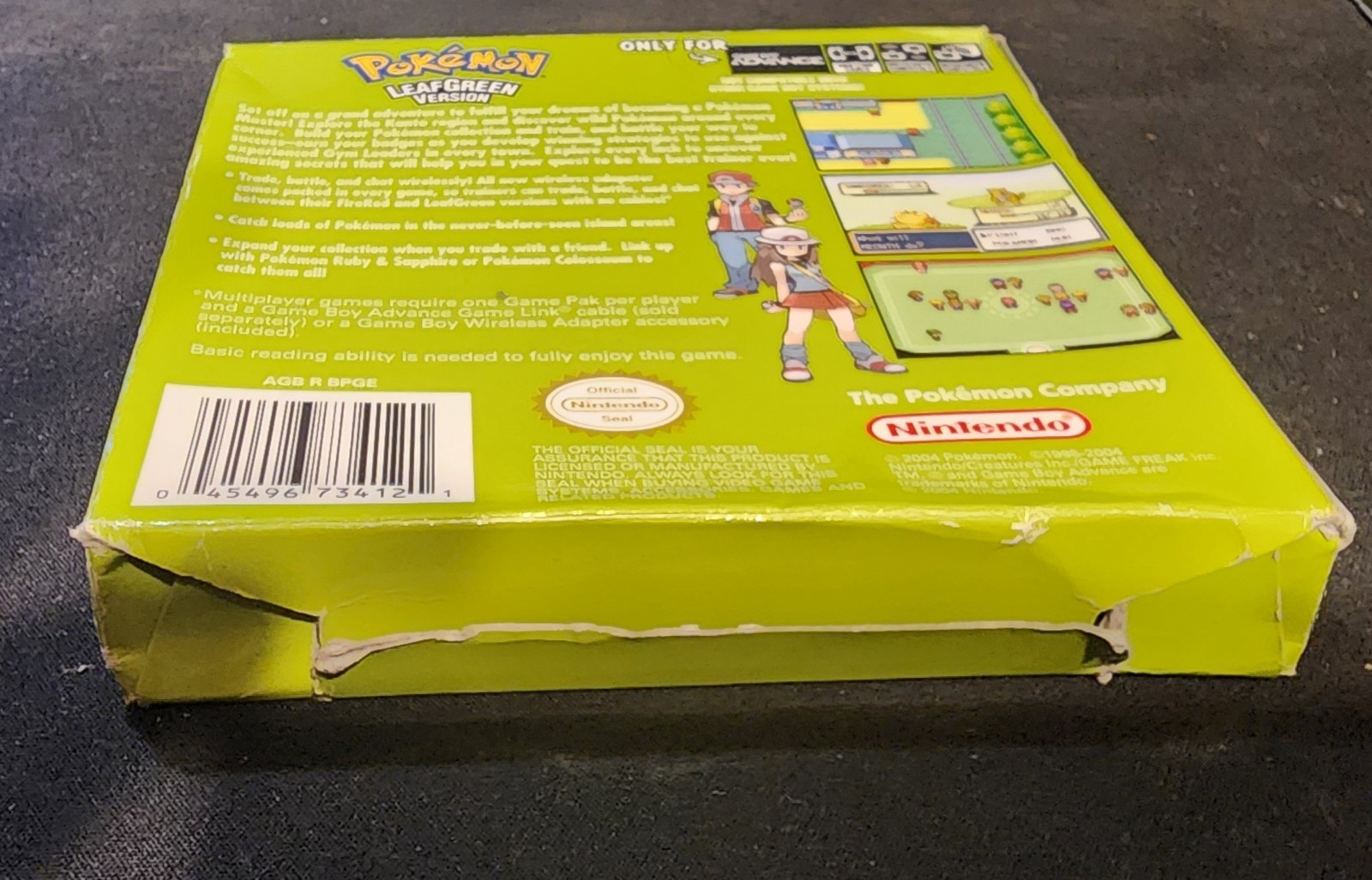 Pokemon: Leaf Green Version CIB with Adapter and Manuels