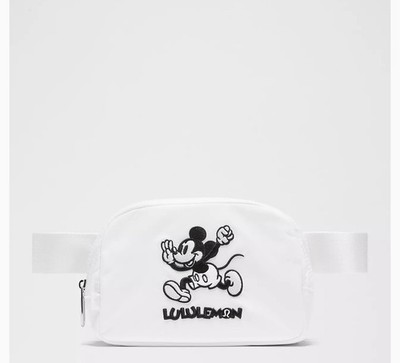 Disney x Lululemon Mickey in Motion White 1L Everywhere Belt Bag