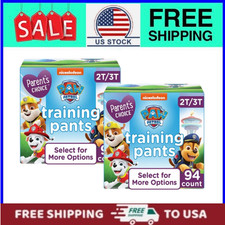  2 pack Parent's Choice Paw Patrol Training Pants for Boys, 2T/3T, 94 Count