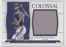 2022 Panini National Treasures Colossal Materials 16/99 Dennis Santana 11cz