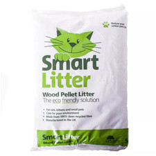 Smart Cat Litter 10L Wood Pellets Cat Litter Made From 100% Clean Recycled Fibre