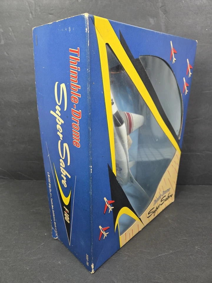 Cox Thimble-Drome Super Sabre F-100 w/.020 PEE WEE Engine #5400-700  NICE!  VGC! - Image 2 of 4