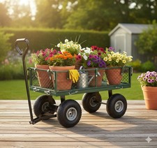 Large Heavy Duty Outdoor Waterproof Festival Cart Camping Truck Garden Trolley