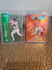 Vance Honeycutt Panini Crusade Orange/25 and Leaf Metal Acetate Green  EX /19