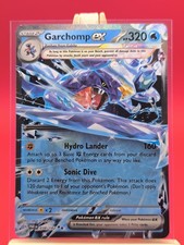 Garchomp ex 038/182 Paradox Rift Tera Ultra Rare Holo Pokemon Card * New *