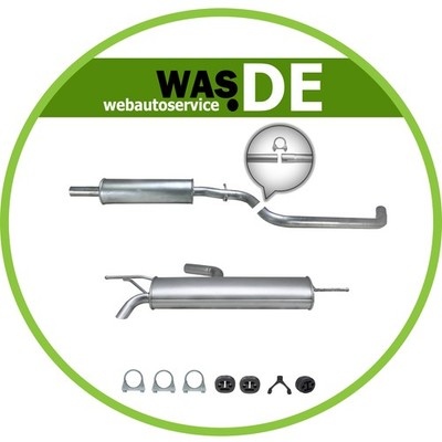 Komplette Auspuffanlage VW Golf 5 V 1.4 16V (1K1) auch Golf Plus, Auspuff