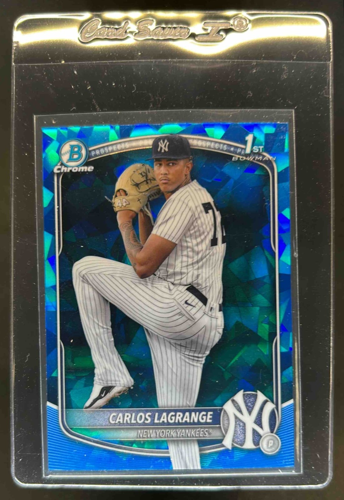 2025 Bowman Chrome Sapphire Carlos Lagrange 1st #BCP-202 Yankees