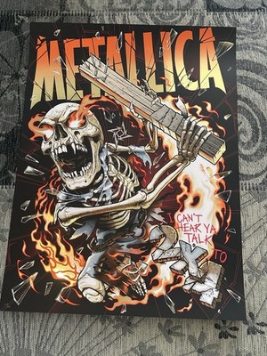 METALLICA - 2x4 Foil Poster - Numbered 105/110