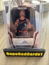 2024-25 Panini Prizm Black - Rookie Signatures Trentyn Flowers #RS-FWR (AU, RC)