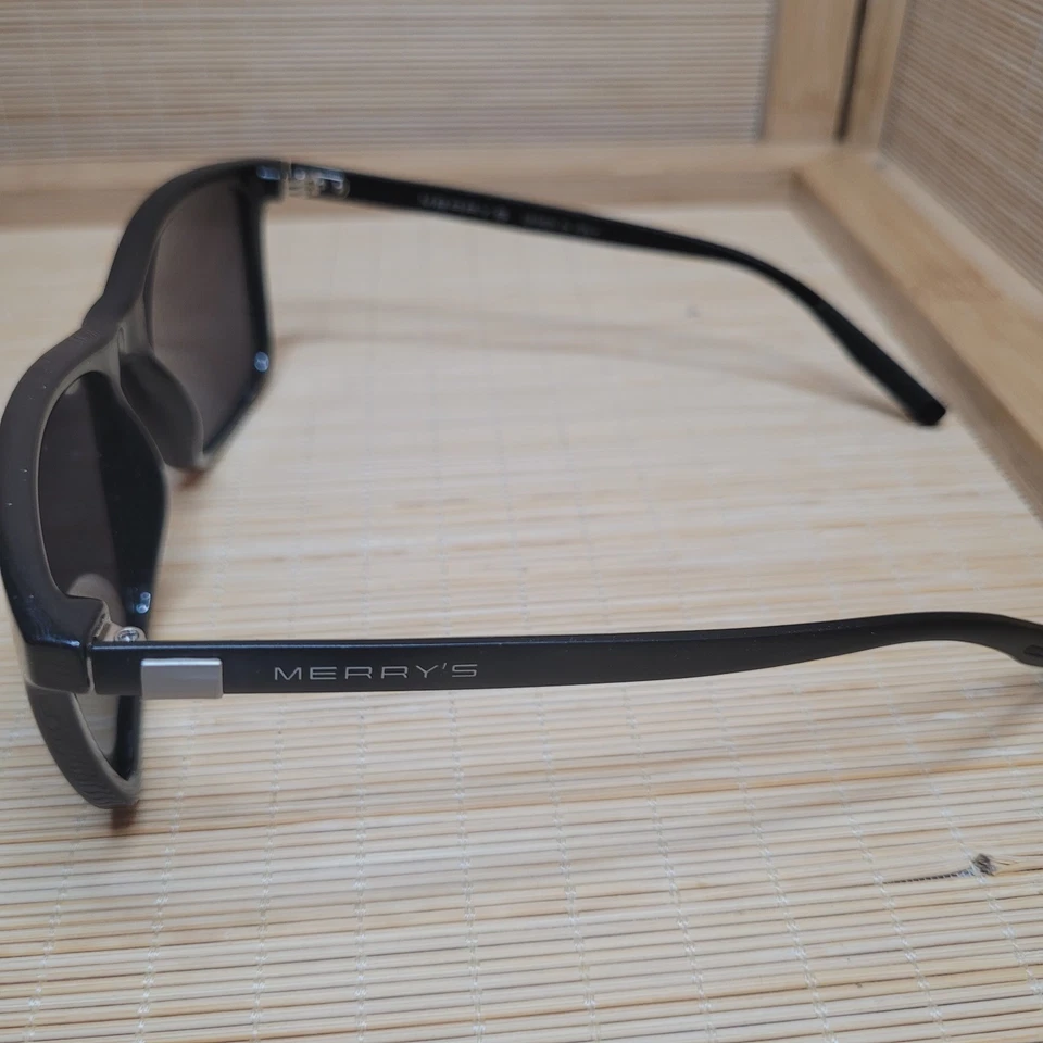 Gafas de sol polarizadas Merry's S8286 para hombre/mujer - marco negro clásico Foto 3 de 4