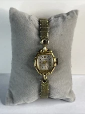 Vantage Gold Tone Womens Mechanical Watch