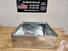 21"x21"x8" tall furnace stand return air box duct hvac