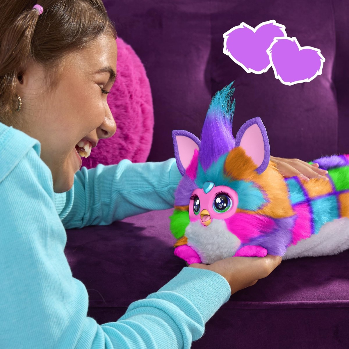 【中古】 フェアリーキャット　妖精にもどりたい！ FURBY DJ Interactive Toy, Neon Star, Snuggly Electronic Plush