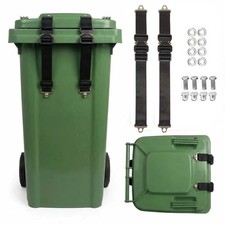2 Pcs Bear Proof Trash Can Locks, Heavy - Duty Trash Bin Lock, Trash Can Lock...