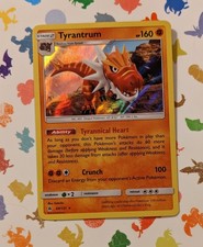 Pokemon TCG Tyrantrum 69/131 Forbidden Light Holo Rare English 2018