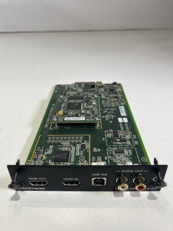 UNTESTED CRESTRON INPUT CARD DCM-4K-HD-DSP FOR DM SWITCHES
